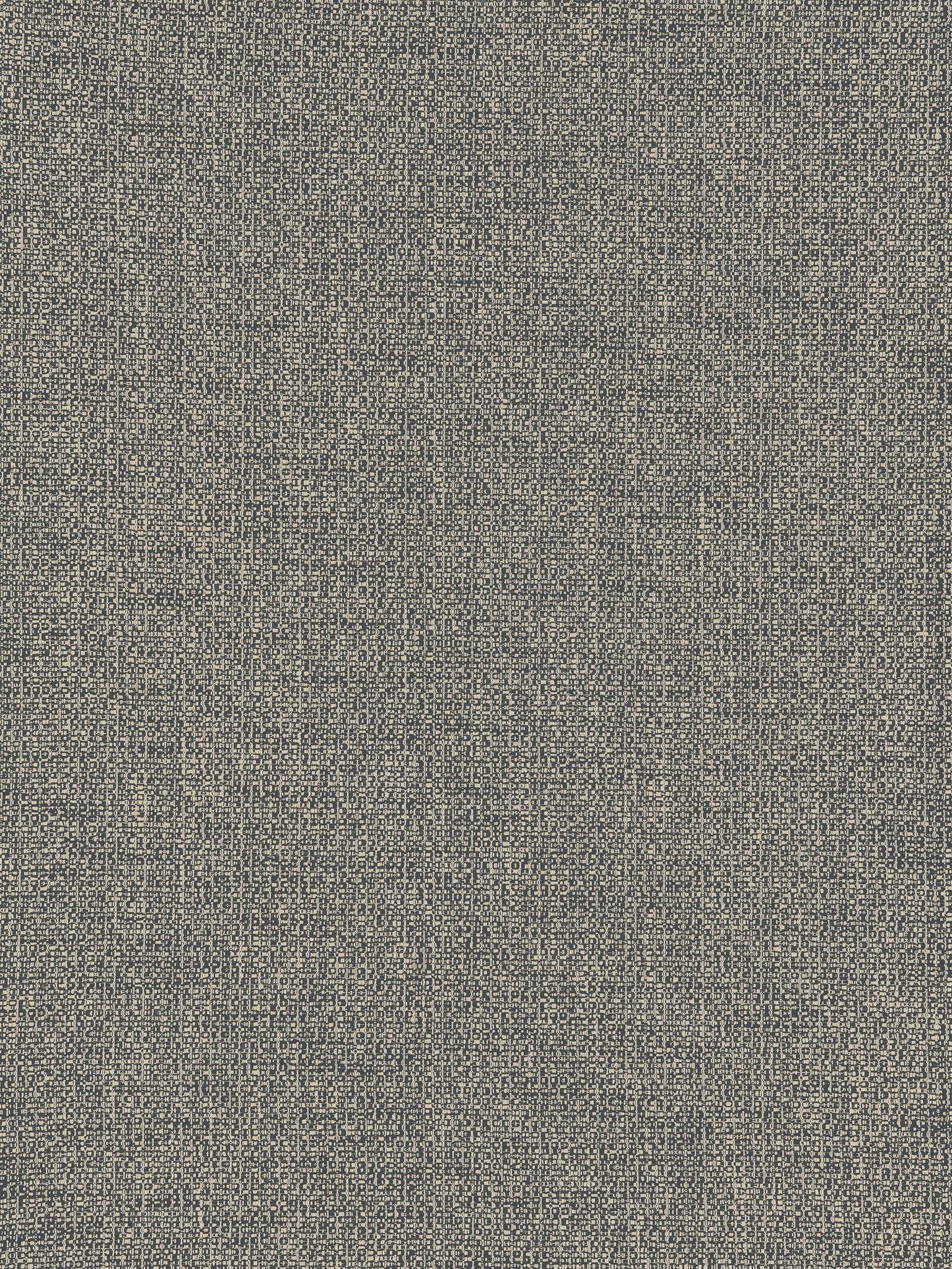 Anthracite heathered woven fabric with a tweed-like speckled pattern; fabric swatch.