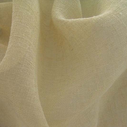 JF Fabrics IRELAND 93 Fabric Traditional,Transitional,Contemporary,Plain Creme,Beige,Offwhite  Double Width,Linen Texture - 5011093 J5941