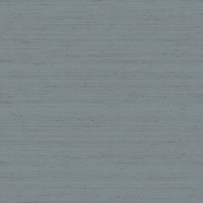 Blue wallpaper with a subtle shantung weave texture.
