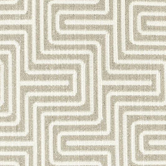 STOUT TEXTILES  UPHOLSTERY,WOVENS TRANSITIONAL,, GEOMETRIC SILVER,CHROME   - ISLA-6