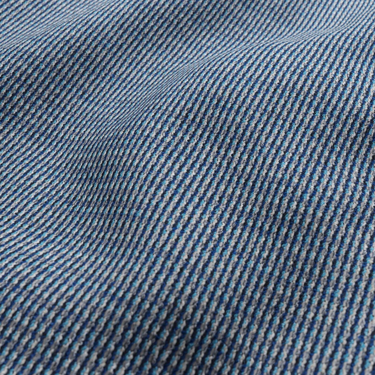 JF Fabrics FibreGuard Outdoor ISLE 66 Fabric Texture, Stripe White, Beige, Turquoise, Green, Yellow  Chenille, Texture, Outdoor - 9466966 J9301