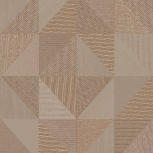 GALERIE WALLCOVERINGS ITALIAN TEXTURES 4 GEOMETRICO CONGO   Rame Textured  - IT32414