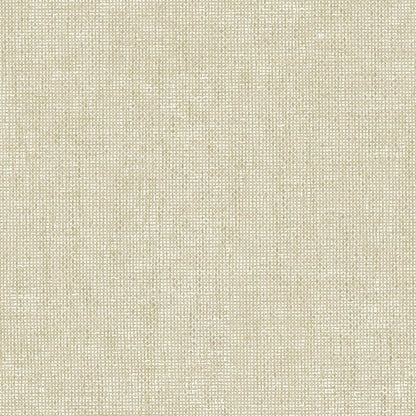 Beige wallcovering close-up with linen-like weave and subtle crosshatch texture in a natural cream tone.