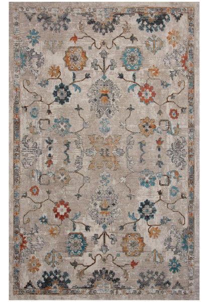 Traditional rug, 5' x 8'.