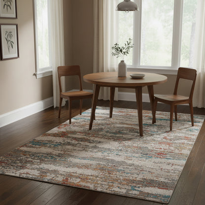 Contemporary rug, 5' x 8'.