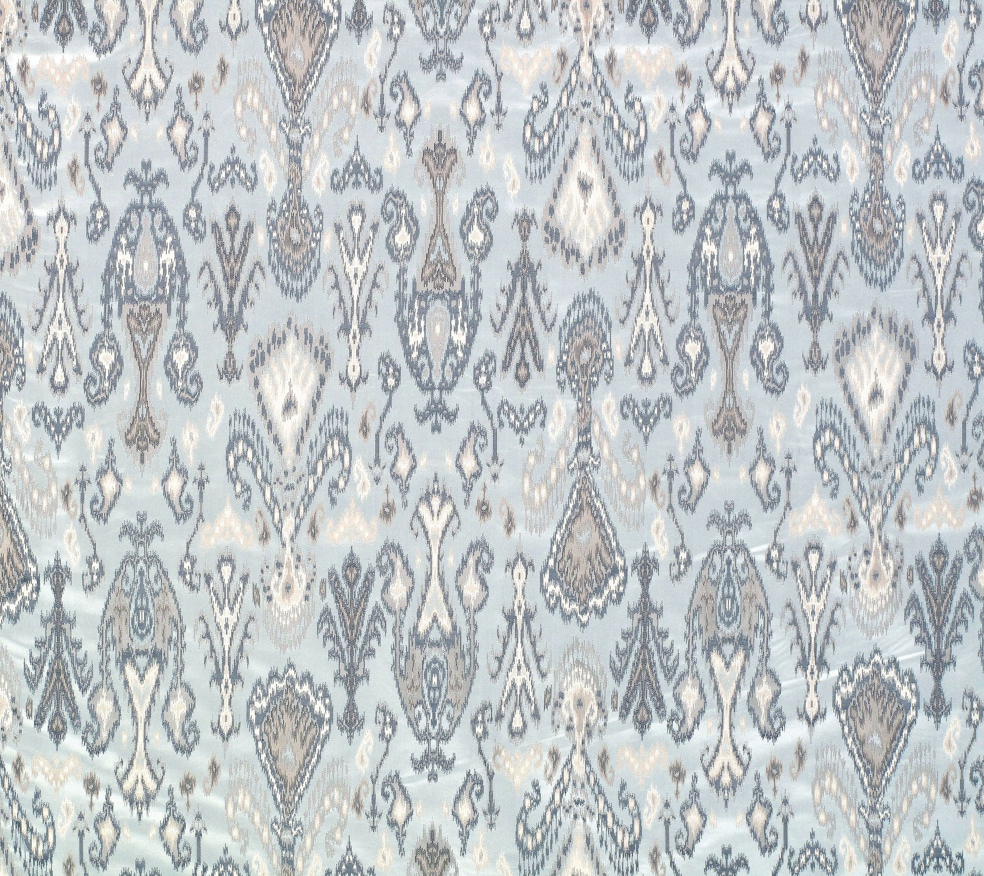 SCALAMANDRE  SAVANKHET FABRIC BLUE MIST   - J2 0002J226