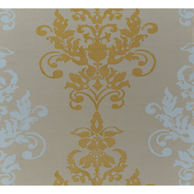 BRUNSCHWIG & FILS SILK DAMASK MULTI,SPA,GOLD   - JAG-50045.1135.0