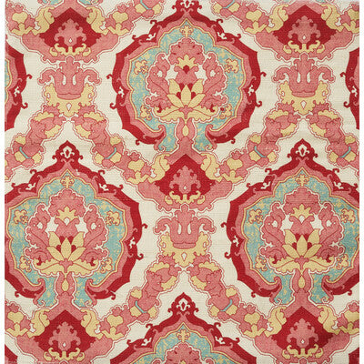 BRUNSCHWIG & FILS PRINT DAMASK MULTI,PINK,   - JAG-50053.717.0