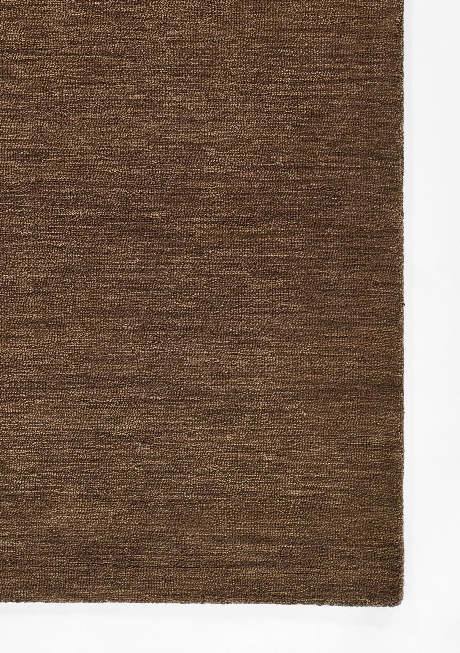 JamesJAM 1BRN brown textured woven rug, rectangular with subtle color variation.