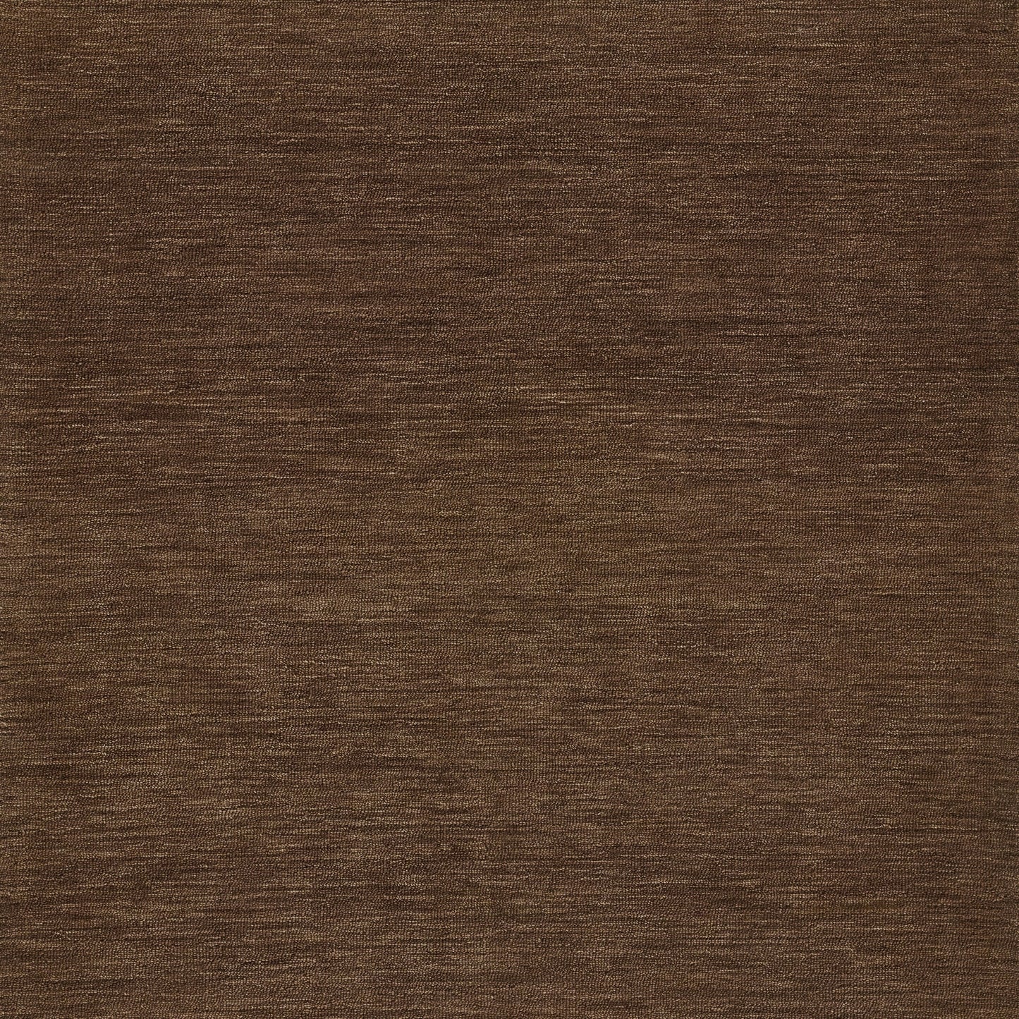 Dark brown textured rug with a subtle linear pattern; 2' X 3'.