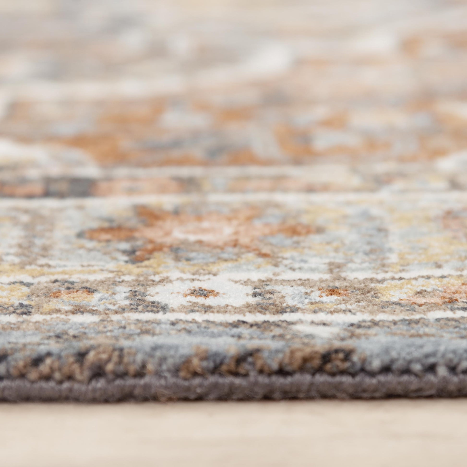 Traditional 2' x 8' rug.