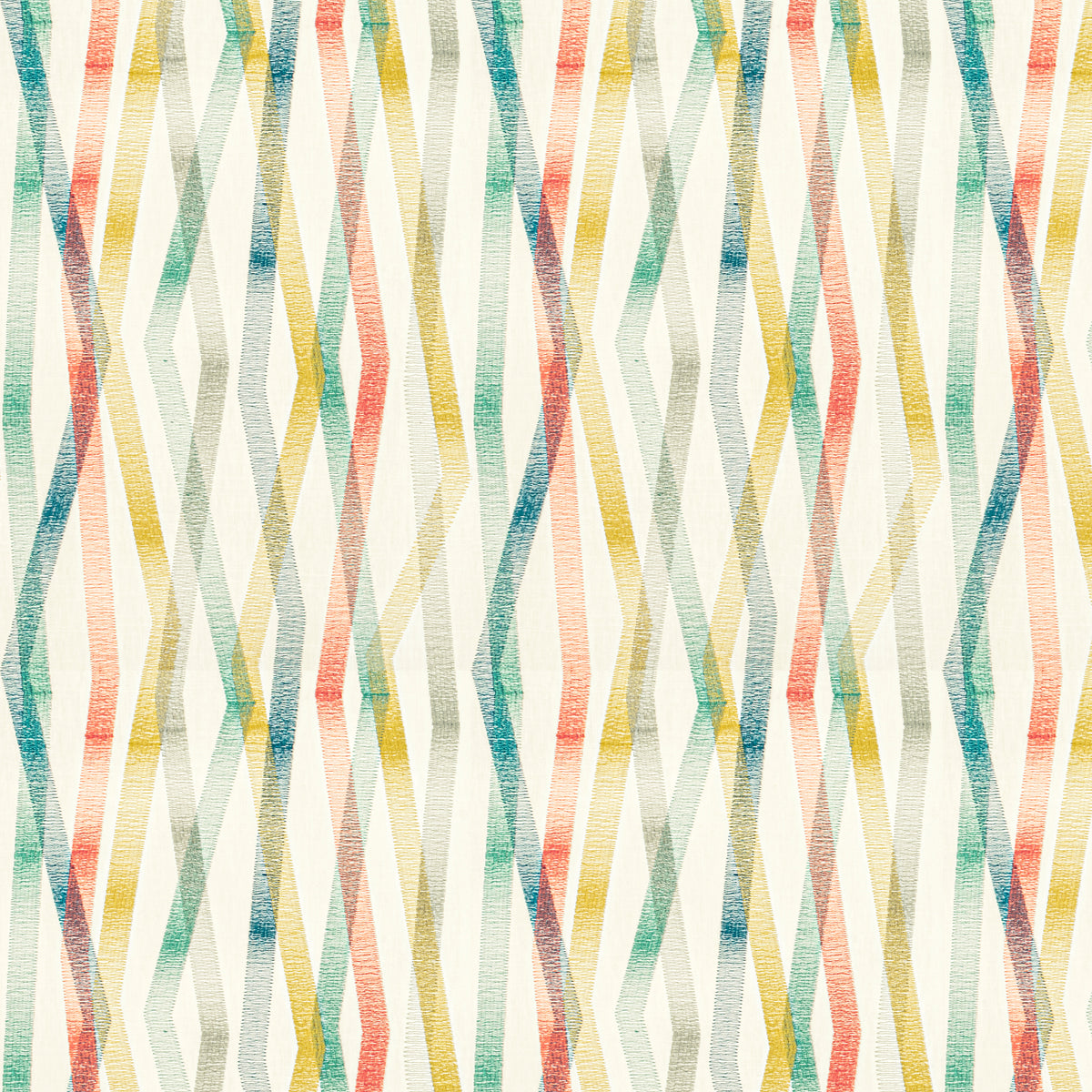 STOUT TEXTILES  MULTIPURPOSE,EMBROIDERIES TRANSITIONAL,, GEOMETRIC SUNSET   - JAVE-1