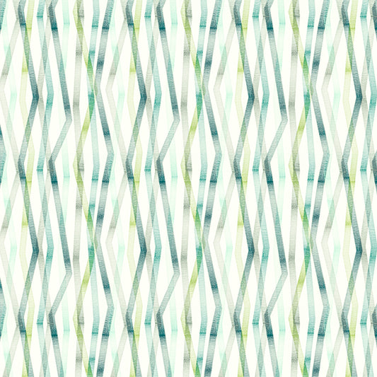STOUT TEXTILES  MULTIPURPOSE,EMBROIDERIES TRANSITIONAL,, GEOMETRIC SEAGLASS   - JAVE-2