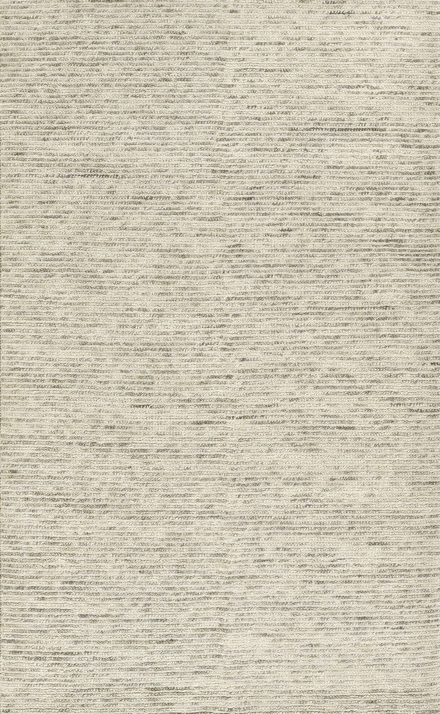 Beige heathered woven rug with subtle horizontal texture; neutral, flat, versatile home decor rug.