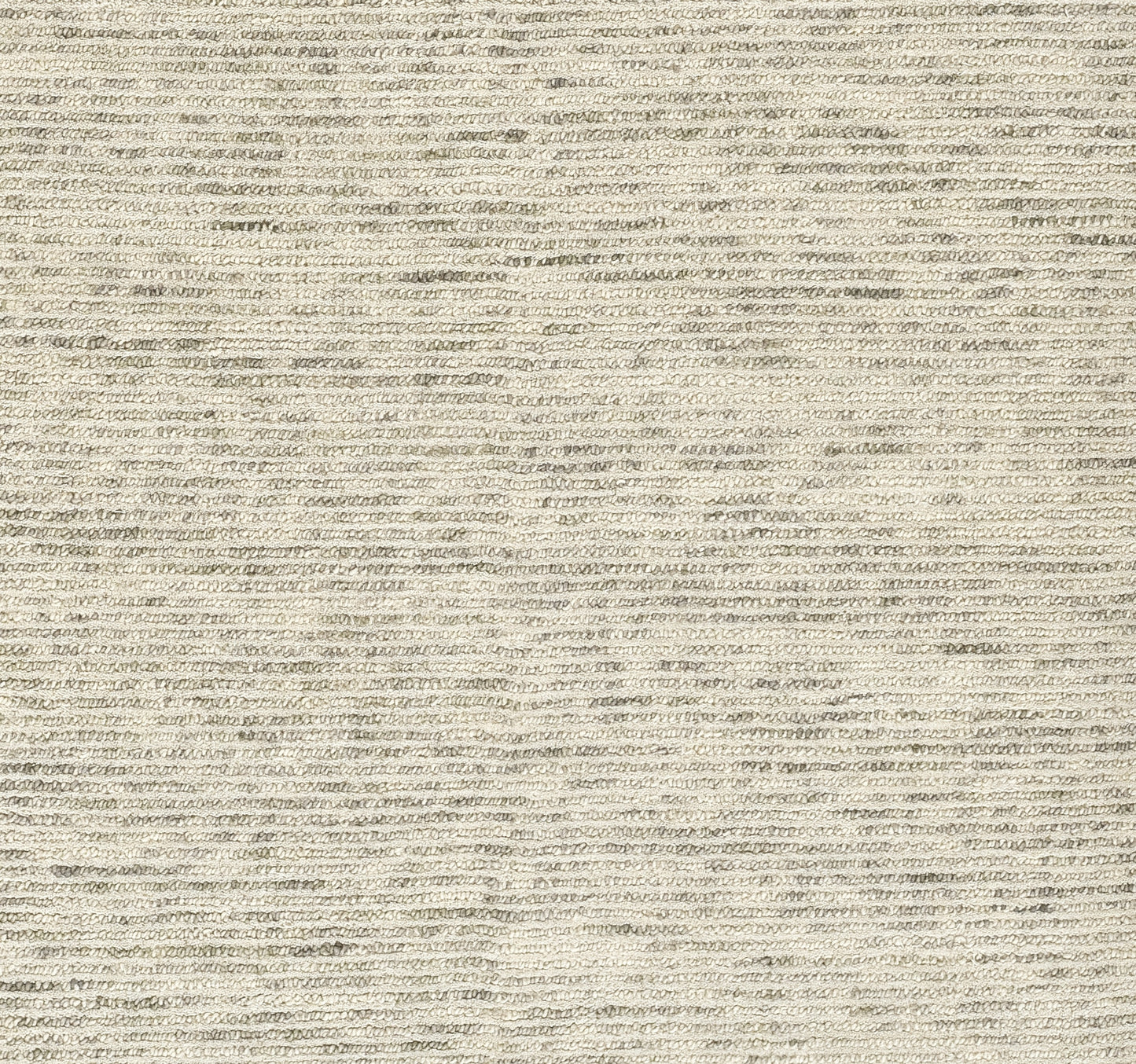 Beige textured rug with soft loop pile and subtle gray specks, size 9' x 12'.