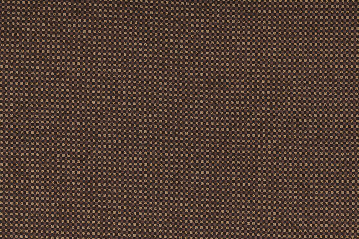 SCALAMANDRE OUTLET  FABRIC ETON SQUARES  FABRIC CHOCOLATE   - JC 1PL48098