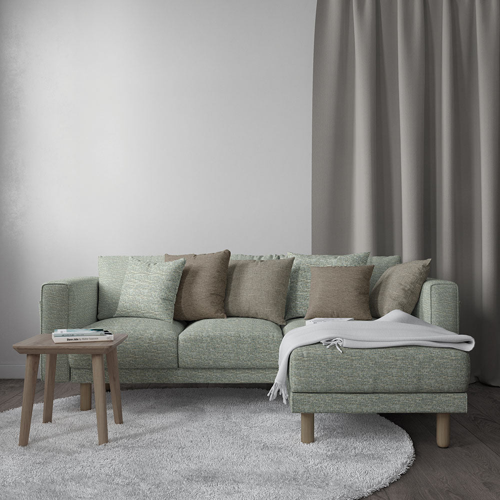 Sage green cloud-texture fabric swatch