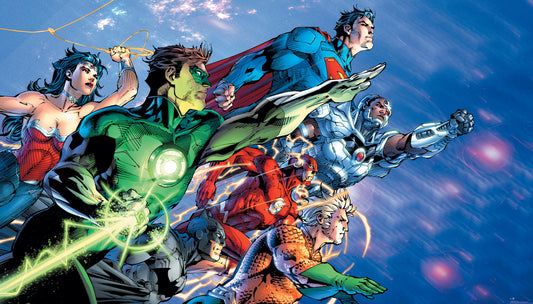 York Wallcoverings RoomMates Justice League XL Chair Rail Wall Mural Kids Licensed Multicolor  Wallpaper - JL1380M