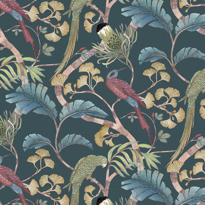 KRAVET COUTURE LIVING BRANCHES PRINT--ANIMAL/INSECTS-BOTANICAL & FLORAL IMPERIAL   - JMW1006.02.0