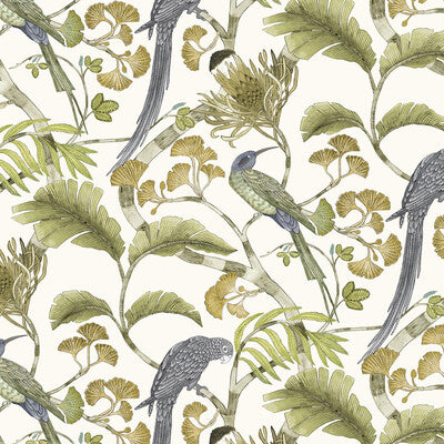 KRAVET COUTURE LIVING BRANCHES PRINT--ANIMAL/INSECTS-BOTANICAL & FLORAL CARBONITE   - JMW1006.31.0