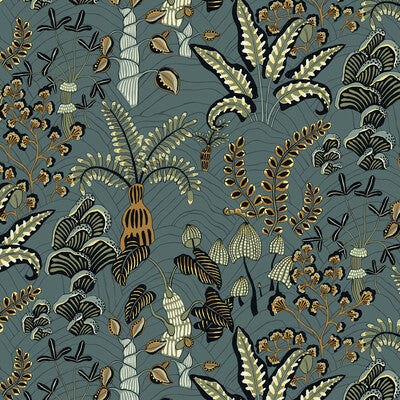 KRAVET COUTURE WOODLAND FLOOR PRINT---BOTANICAL & FLORAL LINEN   - JMW1012.21.0