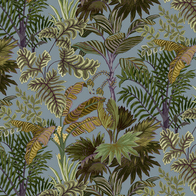 KRAVET COUTURE PALM GROVE PRINT---BOTANICAL & FLORAL FROST   - JMW1013.01.0