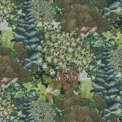 KRAVET COUTURE MISERDEN TREES PRINT---BOTANICAL & FLORAL JAVA   - JMW1018.01.0