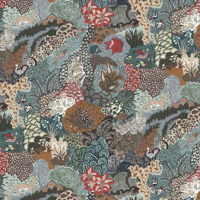 KRAVET COUTURE WHIMSICAL CLUMPS PRINT--ANIMAL/INSECTS-NOVELTY SANDSTORM   - JMW1019.01.0