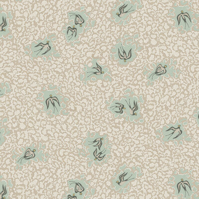 KRAVET COUTURE BEAS SWALLOWS PRINT--ANIMAL/INSECTS-NOVELTY PARCHMENT   - JMW1020.21.0