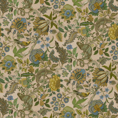 KRAVET COUTURE CHAMELEON TRAIL WP PRINT--ANIMAL/INSECTS-BOTANICAL & FLORAL STONEWASHED   - JMW1022.11.0