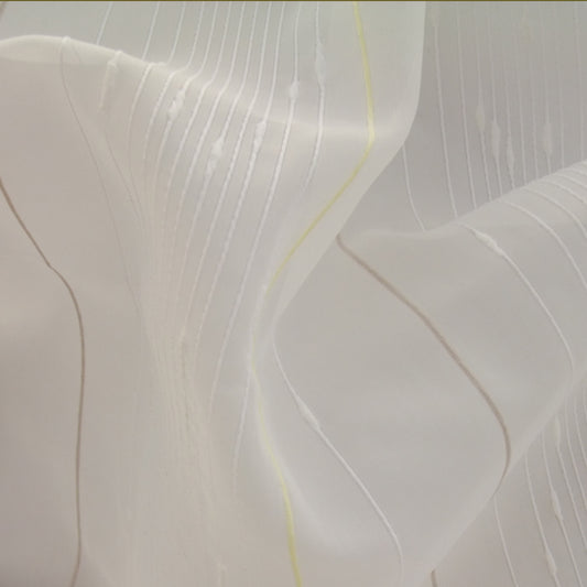 JF Fabrics JOAN 12 Fabric Traditional,Transitional,Contemporary,Stripe Yellow,Gold  Double Width,Embroidery - 5011312 J5941