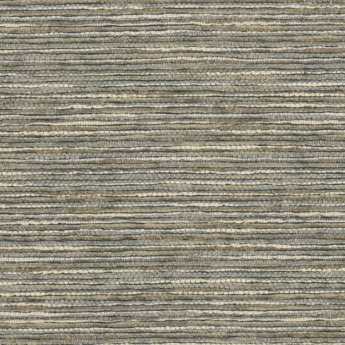 STOUT TEXTILES  UPHOLSTERY,CHENILLE TRADITIONAL, STRIPE SANDSTONE   - JODY-1