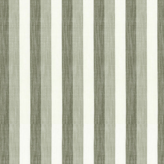 STOUT TEXTILES  UPHOLSTERY,WOVENS TRADITIONAL, STRIPE FERN,MOSS   - JOHN-1