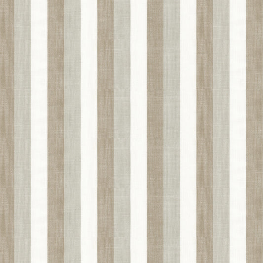 STOUT TEXTILES  UPHOLSTERY,WOVENS TRADITIONAL, STRIPE MUSHROOM   - JOHN-4