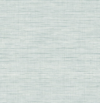Rustic blue stringcloth textile swatch with a subtle crosshatch weave, suitable for upholstery or apparel.