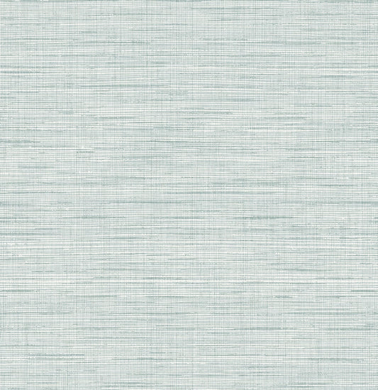 Seabrook Designs Japandi Style Mei Stringcloth Textile Rustic Blue Matte Sidewall - JP10402