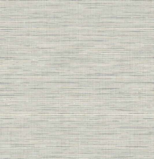 Seabrook Designs Japandi Style Mei Stringcloth Textile Rustic Grey Matte Sidewall - JP10408