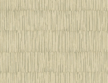 Seabrook Designs Japandi Style Naomi Striped Rustic Beige Matte  - JP10605