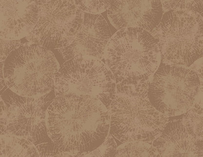 Seabrook Designs Japandi Style Eren Abstract Rustic Brown Matte  - JP10706