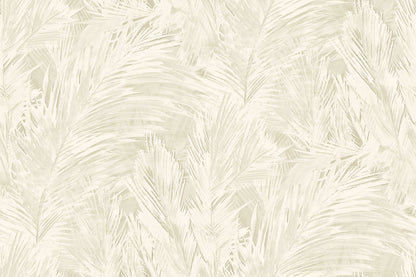 Seabrook Designs Japandi Style Mari Botanical Rustic Beige Matte  - JP11007