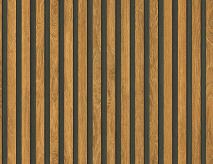 Seabrook Designs Japandi Style Jun Wood Rustic Tan Matte  - JP11103