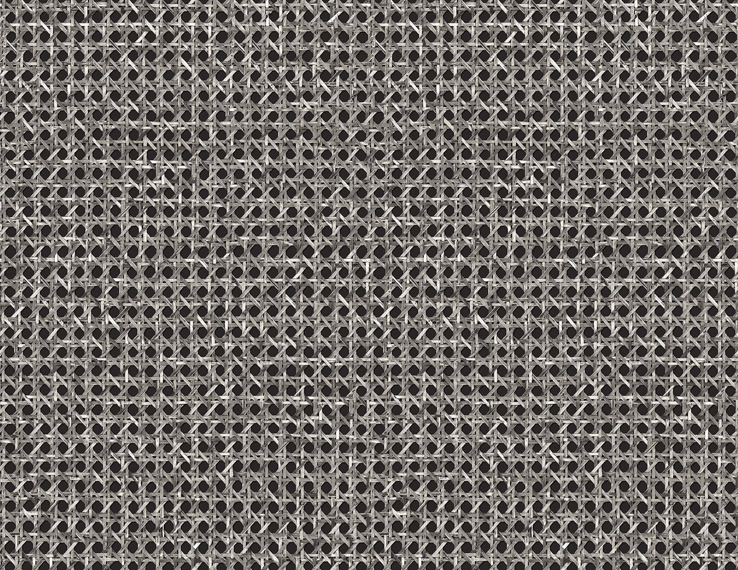 Seabrook Designs Japandi Style Mika Weave Rustic Black Matte Sidewall - JP11200