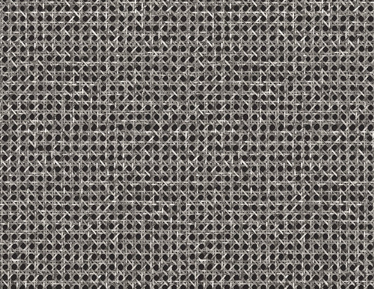 Seabrook Designs Japandi Style Mika Weave Rustic Black Matte Sidewall - JP11200