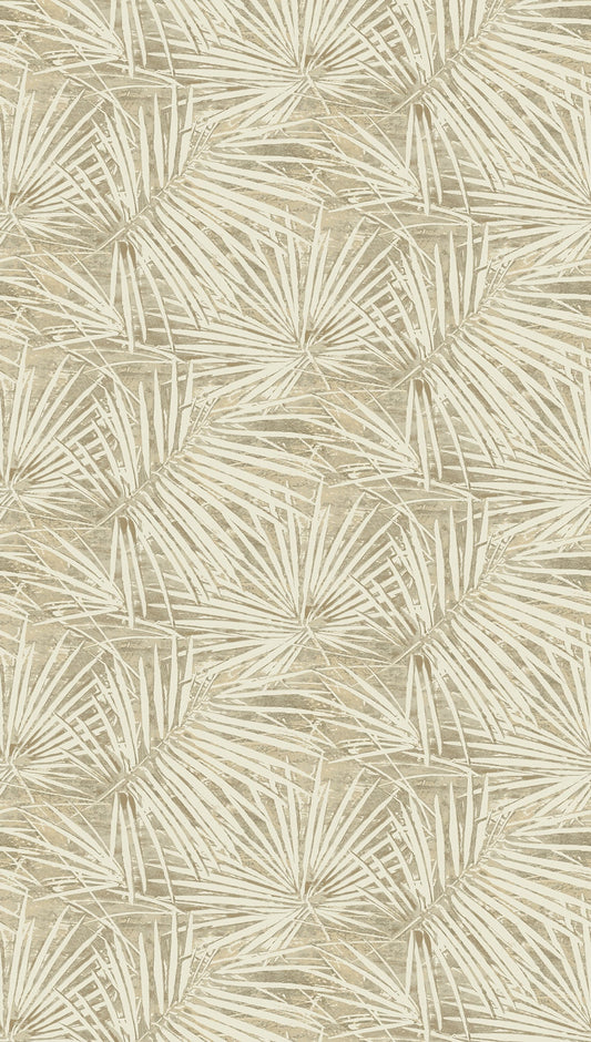 Seabrook Designs  Rei Mural Botanical Rustic Pavestone & Silver   - JP11805M