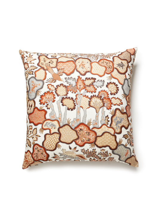 SCALAMANDRE PILLOWS   BIRD / ANIMAL 
BOTANICAL / FOLIAGE SQUARE    - JP 0002ZIBAPILL NEW SKU # JPZIBAPILL0002