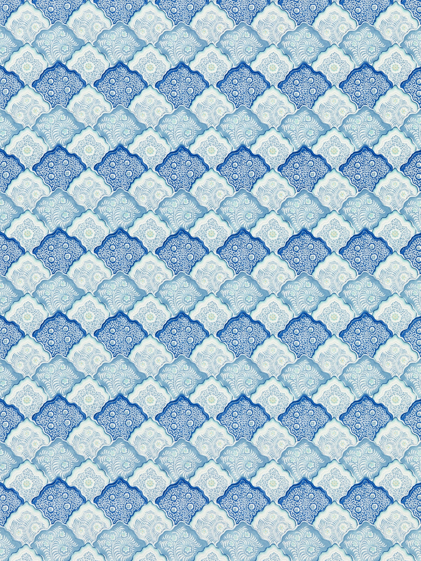 SCALAMANDRE  AKIRA FABRIC PORCELAIN BLUE   - JP 00034660