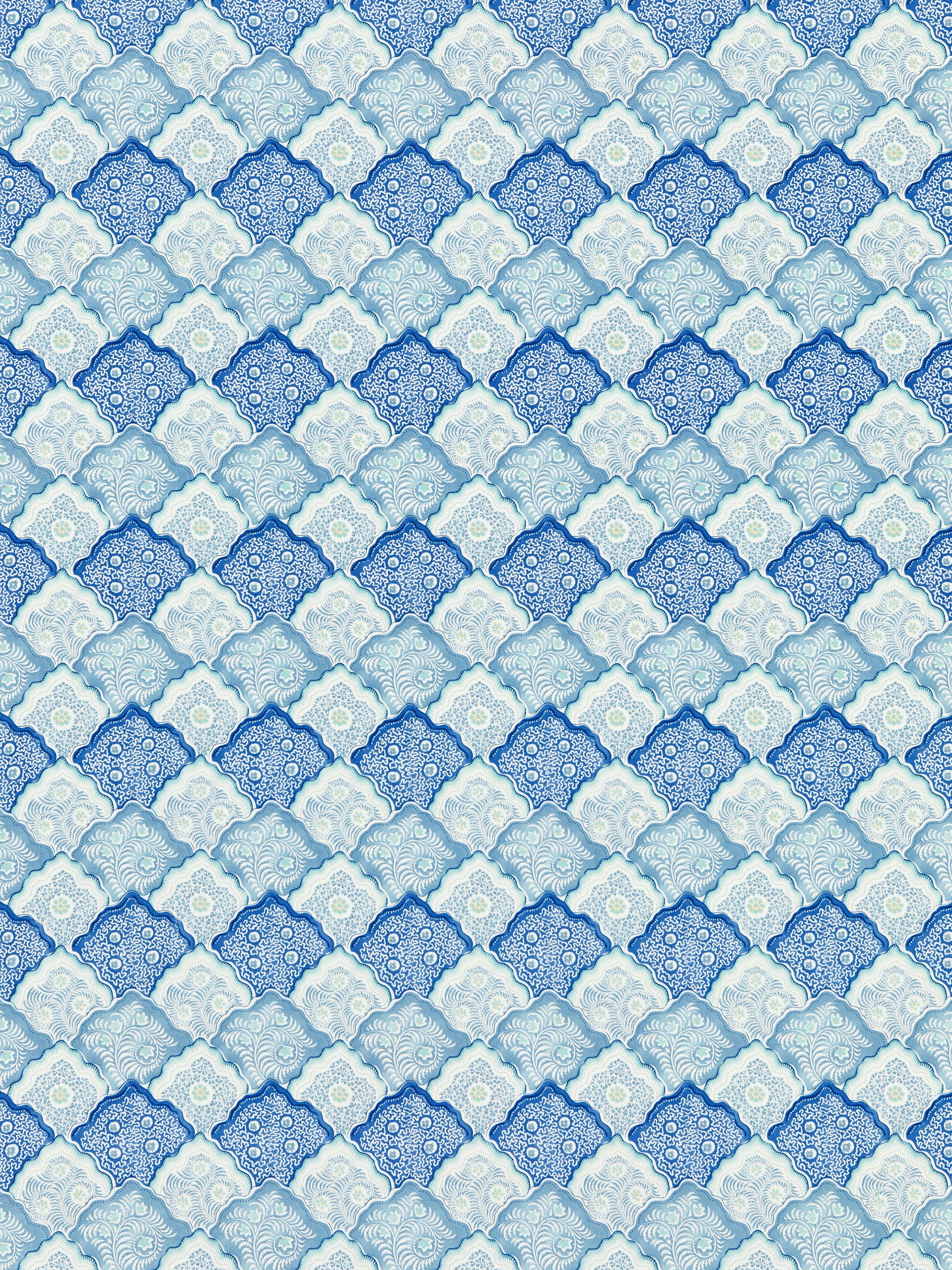 SCALAMANDRE  AKIRA FABRIC PORCELAIN BLUE   - JP 00034660