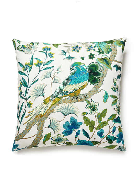 SCALAMANDRE PILLOWS   BIRD / ANIMAL 
BOTANICAL / FOLIAGE 
FLORAL SQUARE    - JP 0004SDDK1340 NEW SKU # JPSDDK13400004
