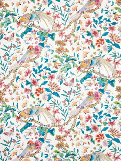 SCALAMANDRE  BOTANY BAY FABRIC PERENNIAL GARDEN   - JP 00051340 NEW SKU # JP13400005