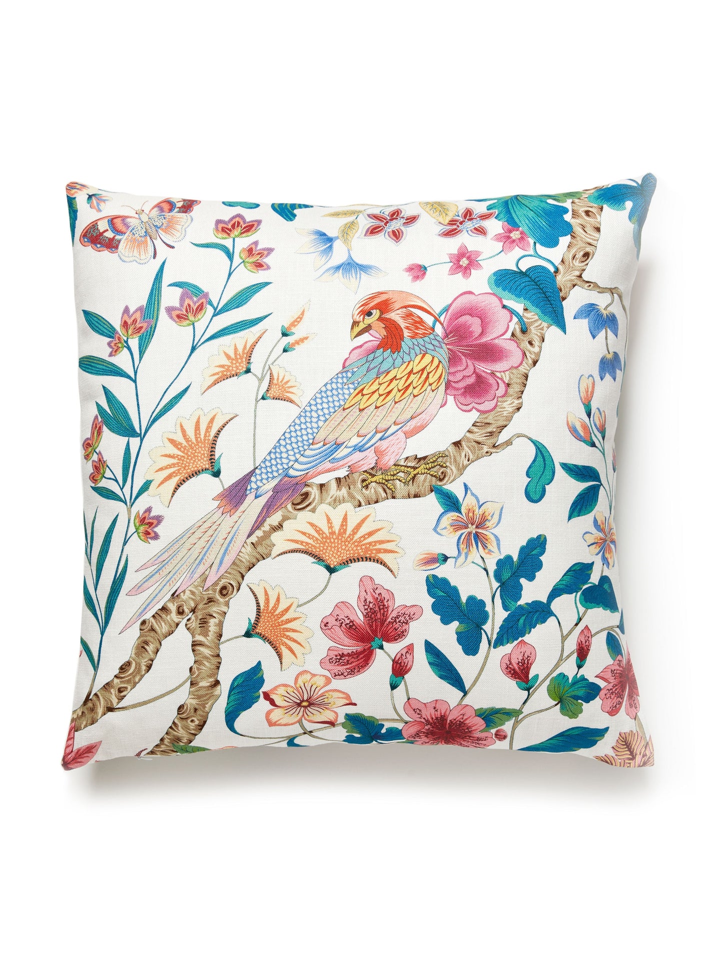 SCALAMANDRE PILLOWS   BIRD / ANIMAL 
BOTANICAL / FOLIAGE 
FLORAL SQUARE    - JP 0005SDDK1340 NEW SKU # JPSDDK13400005